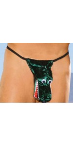 Alligator Pouch Mens Thong Underwear