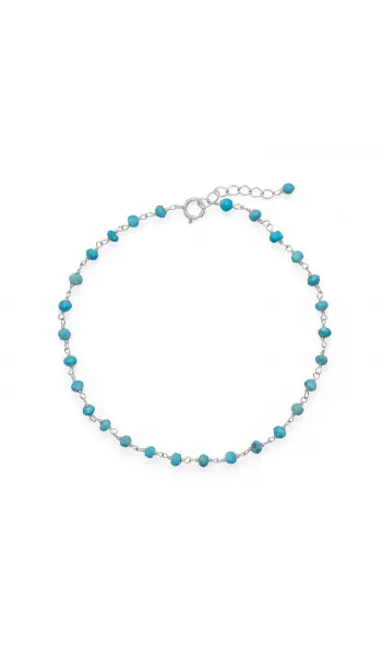 Blue Sea Turquoise Anklet