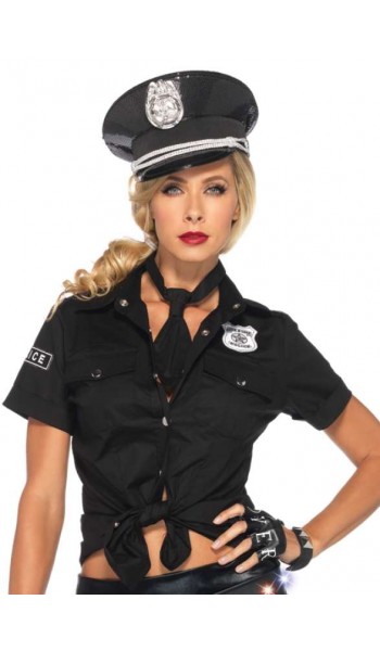 Police Woman Costume Shirt