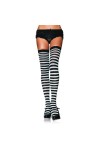 Stripped Thigh High Stockings