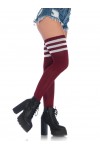 Rib Knit Thigh High Socks