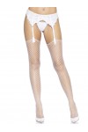 Fence Net Thigh High Garter Stockings