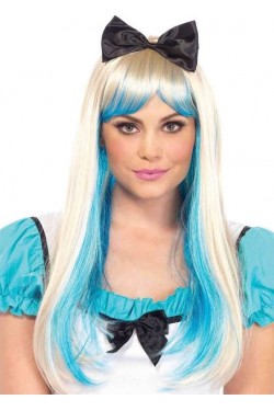 Alice Costume Wig with Bow