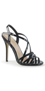 Amuse Black Strappy Sandal