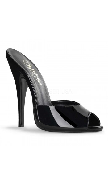 Domina High Heel Peep Toe Slide