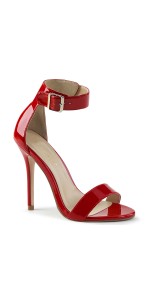 Amuse Red Ankle Strap Sandal