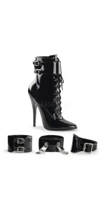 Domina 6 Inch Heel Ankle Bootswith Interchangable Cuffs