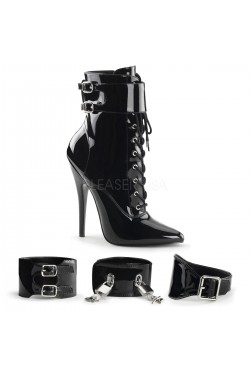 Domina 6 Inch Heel Ankle Bootswith Interchangable Cuffs