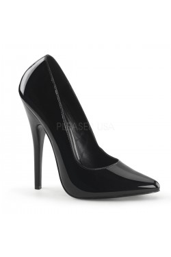 Classic Black 6 Inch High Heel Pump