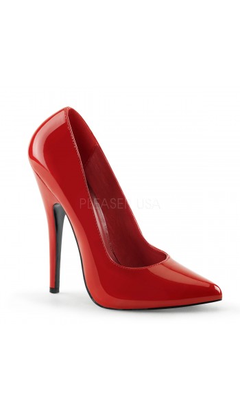 Classic Red Heel 6 Inch High Pump