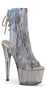 Hologram Smoke Platform Ankle Boots