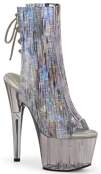 Hologram Smoke Platform Ankle Boots