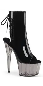 Smoke Platform Adore Black Patent Ankle Boots