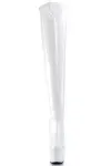 Adore White Thigh High Platform Boots