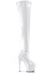 Adore White Thigh High Platform Boots