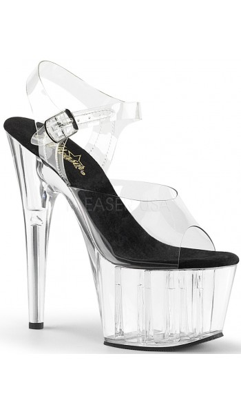 Clear Platform Clear Strap Platform Sandal