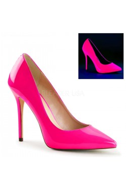 Amuse Neon Fuchsia 5 Inch High Heel Pump