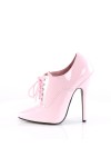 Domina 6 Inch High Heel Pink Patent Governess Shoes