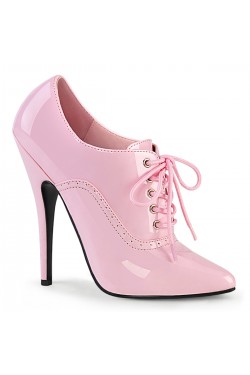 Domina 6 Inch High Heel Pink Patent Governess Shoes