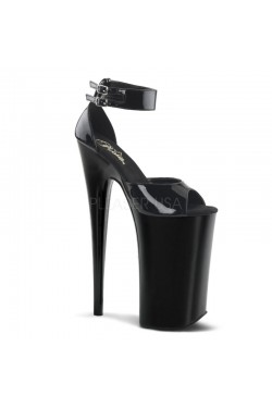 Black Ankle Strap 10 Inch Beyond Sandal