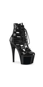 Adore Black Cage Strap Platform Bootie