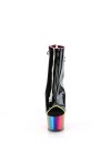 Rainbow Platform High Heel Ankle Boots