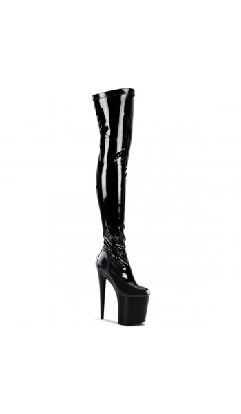 Flamingo 8 Inch Heel Thigh High Platform Boots