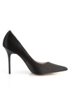 Classique Black Satin 4 Inch High Heel Pump