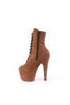 Caramel Suede Platform Adore Ankle Boots