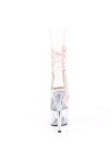 Clear and Pink Adore Platform Ankle Boot