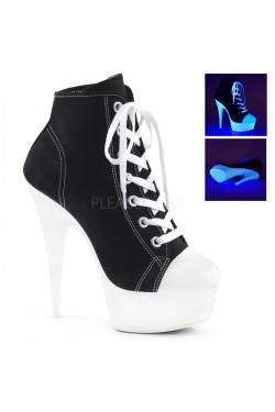 Black High Heel Platform Sneaker