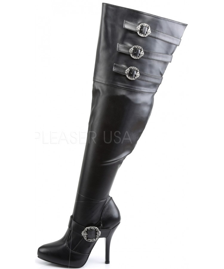 wide width wide calf thigh high boots
