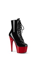 Red Platform Adore Black Ankle Boots