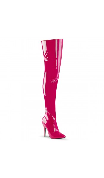 Seduce Hot Pink Thigh High Sexy Boots