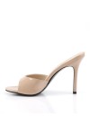 Classique Nude Faux Leather 4 Inch Mule