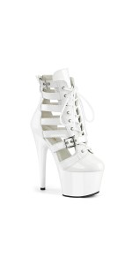 Adore-1013 Pink Cage Strap Gladiator Platform Sandal