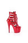 Adore Red Cage Strap Platform Bootie