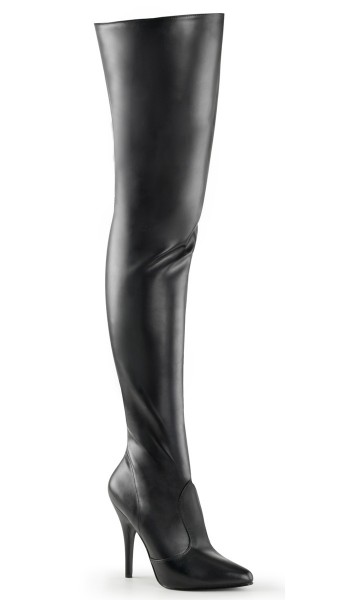 Pretty Woman Seduce Black Thigh High Boots