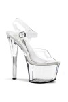 Treasure Chest Clear Extreme Platform Sandal