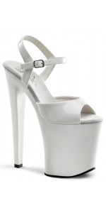 Xtreme White Platform Sandal