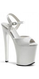 Xtreme White Platform Sandal