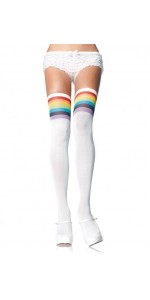 Over the Rainbow Thigh High Stockings