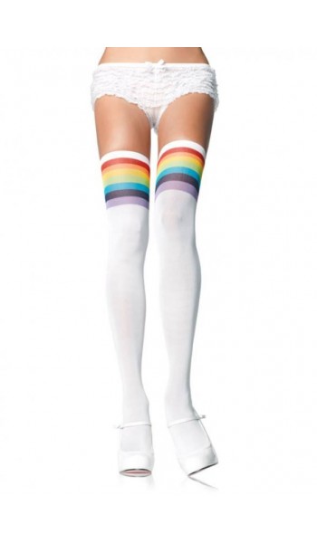 Over the Rainbow Thigh High Stockings
